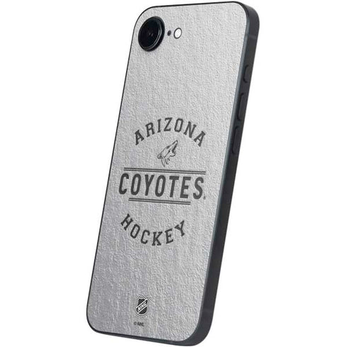NHL Arizona Coyotes Black Text iPhone 16e Skin