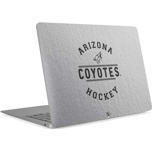 NHL Arizona Coyotes Black Text Apple MacBook Air Skin