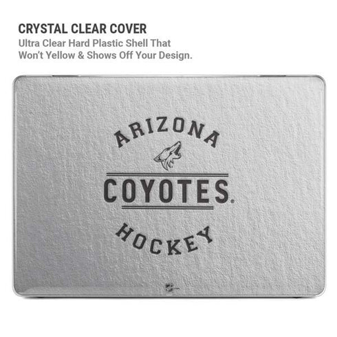 NHL Arizona Coyotes Black Text MacBook Pro 14in (2021-24) Case plus Skin