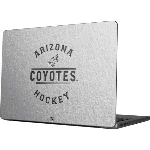 NHL Arizona Coyotes Black Text Apple MacBook Pro 14-inch Skin