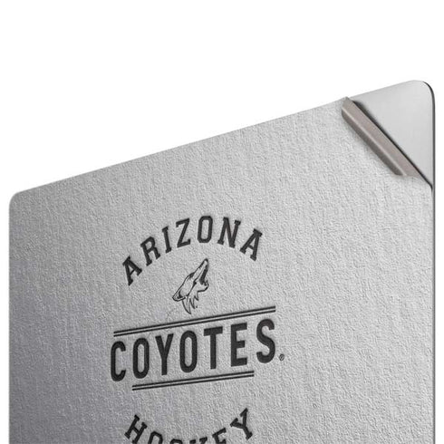 NHL Arizona Coyotes Black Text Apple MacBook Pro 16-inch Skin