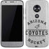 NHL Arizona Coyotes Black Text Moto E5 Play Skin