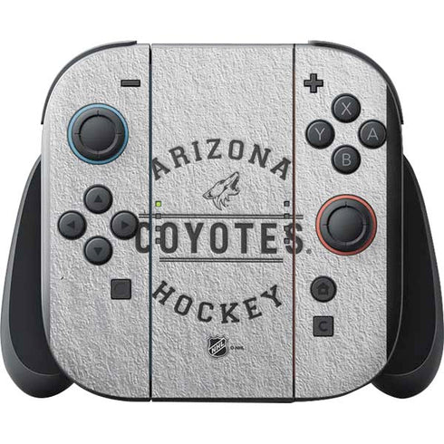 NHL Arizona Coyotes Black Text Nintendo Switch 2 (2025) with Joy-Con Skin