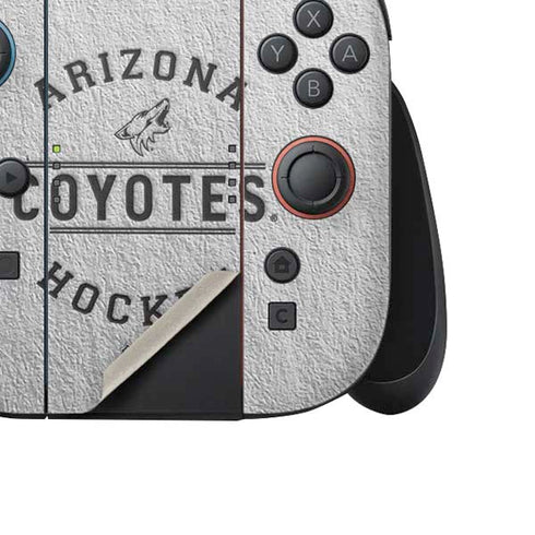 NHL Arizona Coyotes Black Text Nintendo Switch 2 (2025) Joy-Con Controller Skin