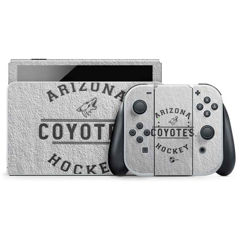 NHL Arizona Coyotes Black Text Nintendo Skins