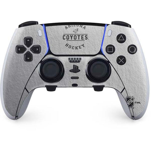 NHL Arizona Coyotes Black Text PS5 DualSense Edge Pro Controller Skin