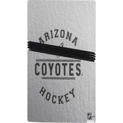 NHL Arizona Coyotes Black Text PS5 Pro Console Skin