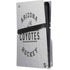 NHL Arizona Coyotes Black Text PS5 Pro Disk Console Skin