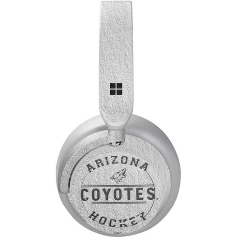 NHL Arizona Coyotes Black Text Surface Headphones Skin