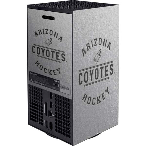 NHL Arizona Coyotes Black Text XBox Series X Digital Edition Bundle Skin