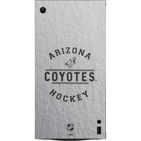 NHL Arizona Coyotes Black Text XBox Series X Digital Edition Console Skin