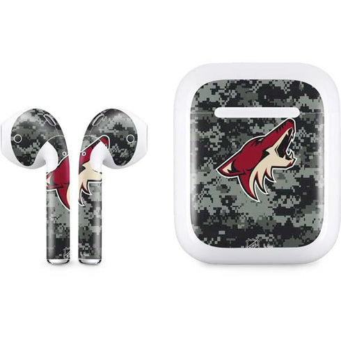 NHL Arizona Coyotes Camo Apple AirPods Skin