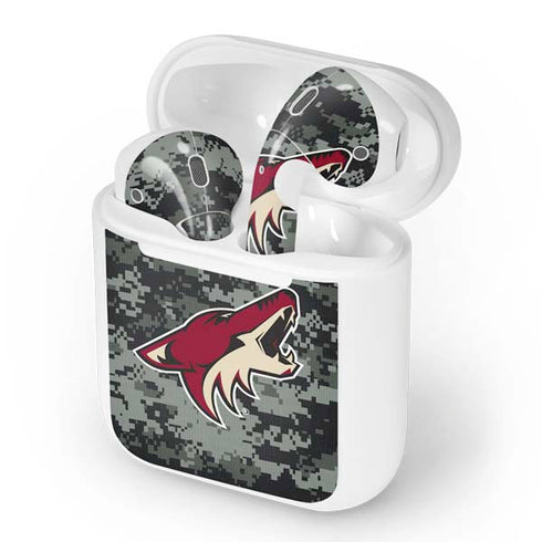 NHL Arizona Coyotes Camo Apple AirPods Skin