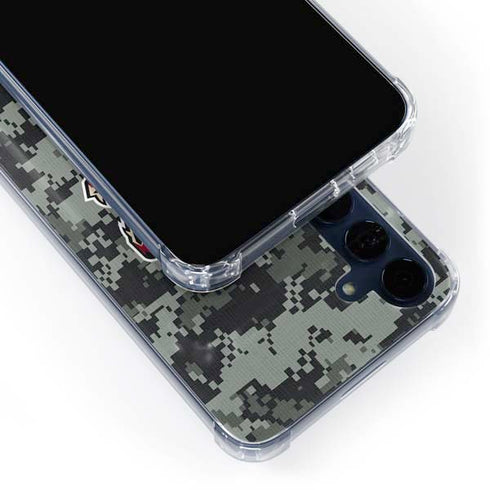 NHL Arizona Coyotes Camo Galaxy A55 5G Clear Case