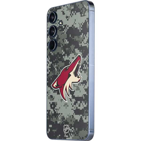 NHL Arizona Coyotes Camo Galaxy A55 5G Skin