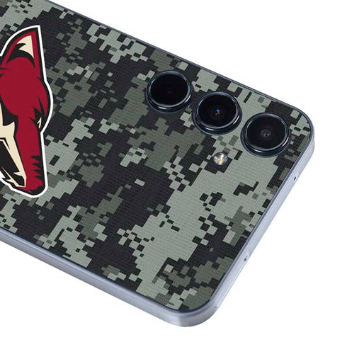 NHL Arizona Coyotes Camo Galaxy A55 5G Skin