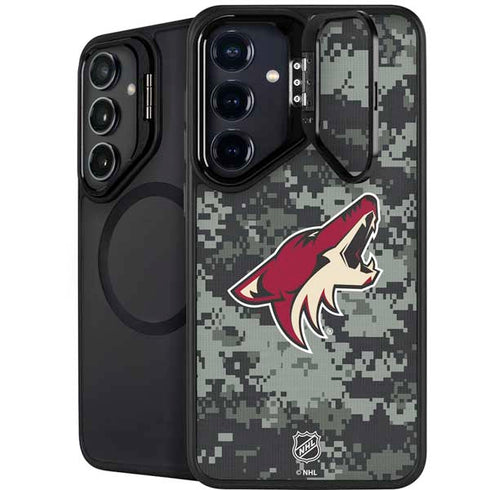 NHL Arizona Coyotes Camo Galaxy S24 Plus Kickstand Case