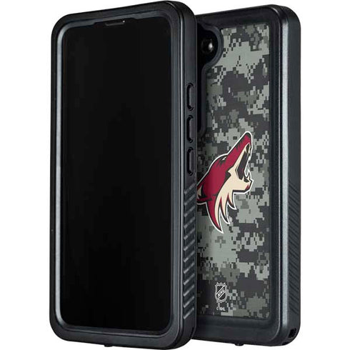 NHL Arizona Coyotes Camo Galaxy S24 Plus Waterproof Case