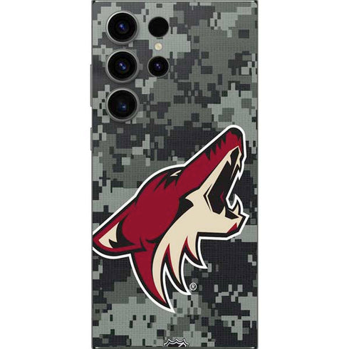 NHL Arizona Coyotes Camo Galaxy S24 Ultra Skin