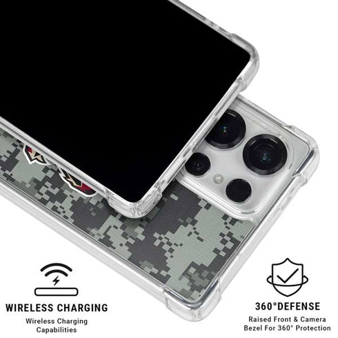 NHL Arizona Coyotes Camo Galaxy S25 Ultra Clear Case