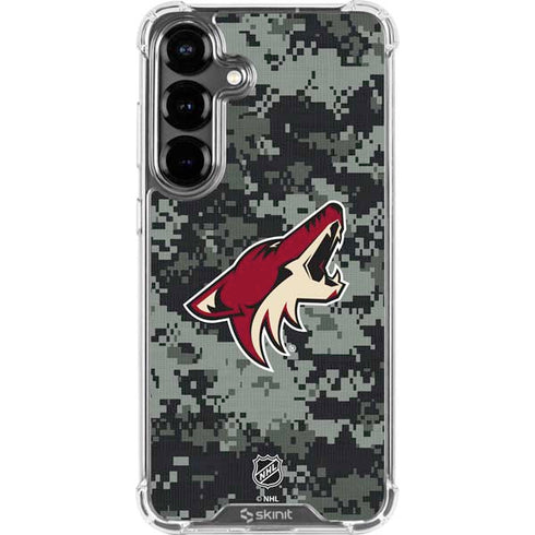 NHL Arizona Coyotes Camo Galaxy S26 Plus Clear Case