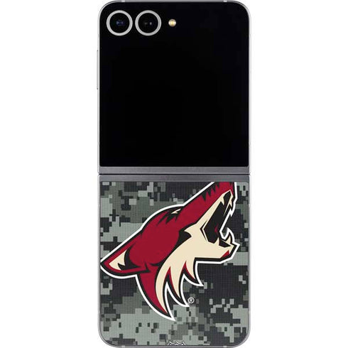 NHL Arizona Coyotes Camo Galaxy Z Flip6 Skin