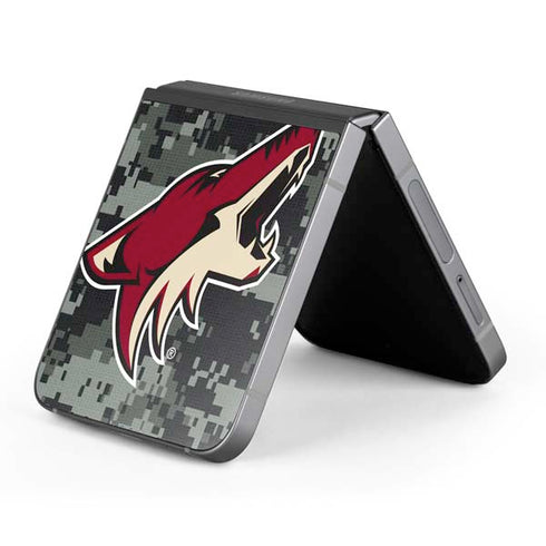 NHL Arizona Coyotes Camo Galaxy Z Flip6 Skin