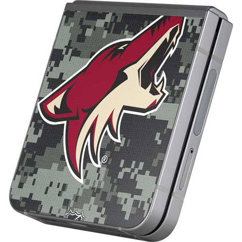 NHL Arizona Coyotes Camo Galaxy Z Flip6 Skin