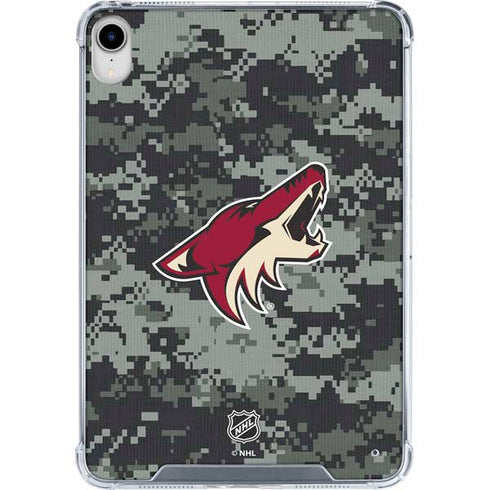 NHL Arizona Coyotes Camo iPad 11th Gen (2025) Clear Case