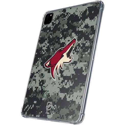 NHL Arizona Coyotes Camo iPad Pro 11in (2024) Clear Case
