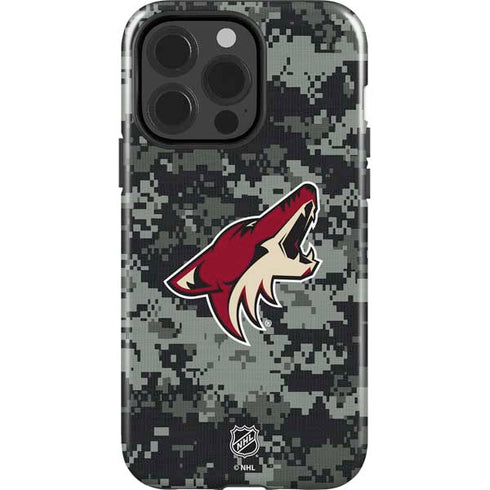 NHL Arizona Coyotes Camo iPhone 15 Pro Impact Case