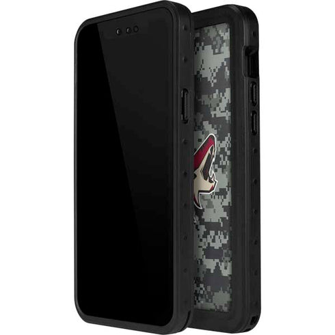 NHL Arizona Coyotes Camo iPhone 15 Pro Waterproof Case
