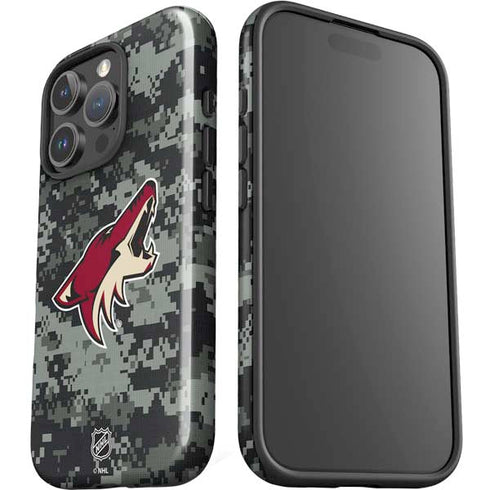 NHL Arizona Coyotes Camo iPhone 16 Pro Impact Case