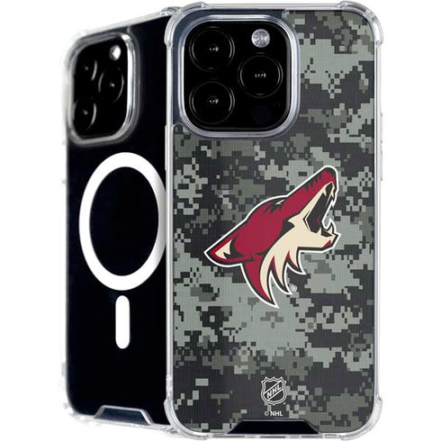 NHL Arizona Coyotes Camo iPhone 16 Pro MagSafe Case