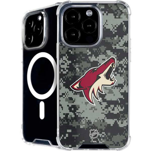 NHL Arizona Coyotes Camo iPhone 16 Pro Max MagSafe Case