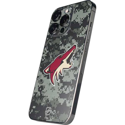 NHL Arizona Coyotes Camo iPhone 16 Pro Max Skin