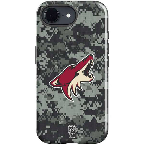 NHL Arizona Coyotes Camo iPhone 16e Impact Case