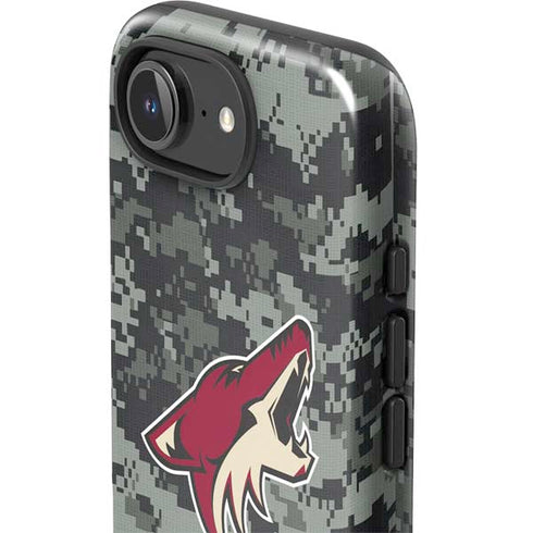 NHL Arizona Coyotes Camo iPhone 16e Impact Case
