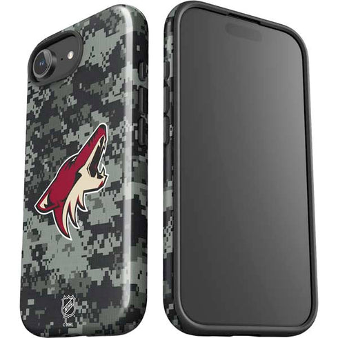 NHL Arizona Coyotes Camo iPhone 16e Impact Case