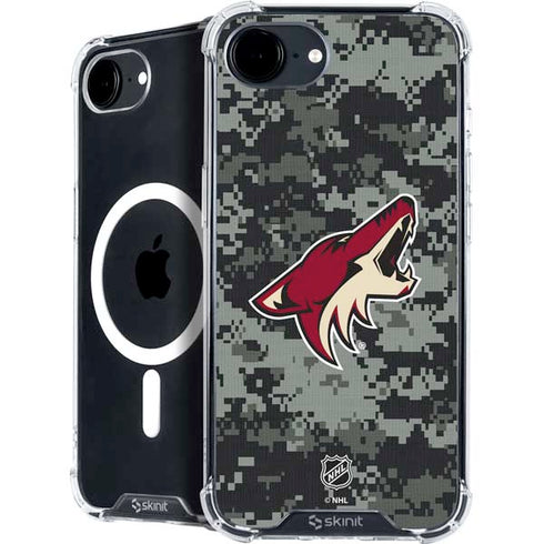NHL Arizona Coyotes Camo iPhone 16e MagSafe Case