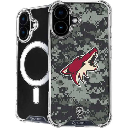 NHL Arizona Coyotes Camo iPhone 17 MagSafe Case