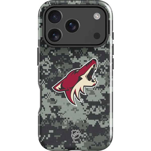 NHL Arizona Coyotes Camo iPhone 18 Pro Impact Case