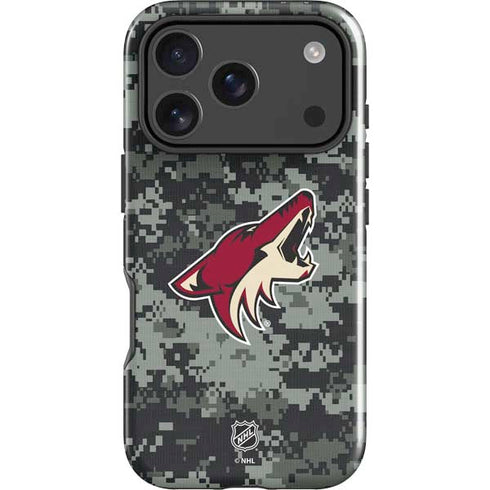 NHL Arizona Coyotes Camo iPhone 18 Pro Max Impact Case