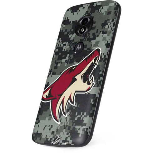 NHL Arizona Coyotes Camo Moto E5 Play Skin