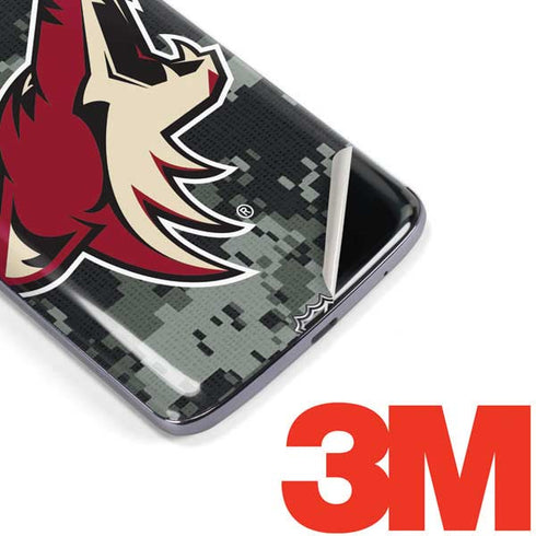 NHL Arizona Coyotes Camo Moto E5 Plus Skin