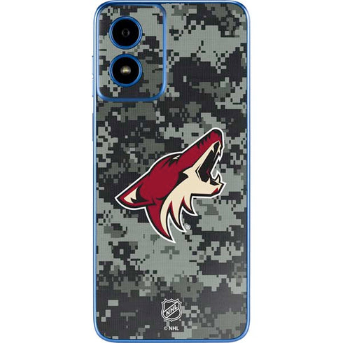 NHL Arizona Coyotes Camo Moto G Play 4G (2024) Skin