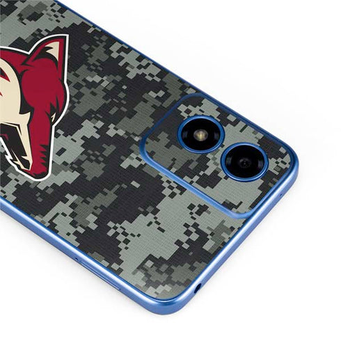 NHL Arizona Coyotes Camo Moto G Play 4G (2024) Skin