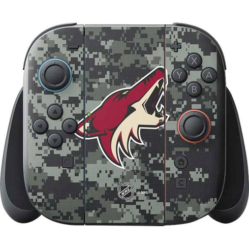 NHL Arizona Coyotes Camo Nintendo Switch 2 (2025) with Joy-Con Skin
