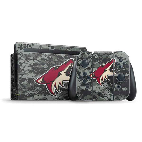 NHL Arizona Coyotes Camo Nintendo Skins