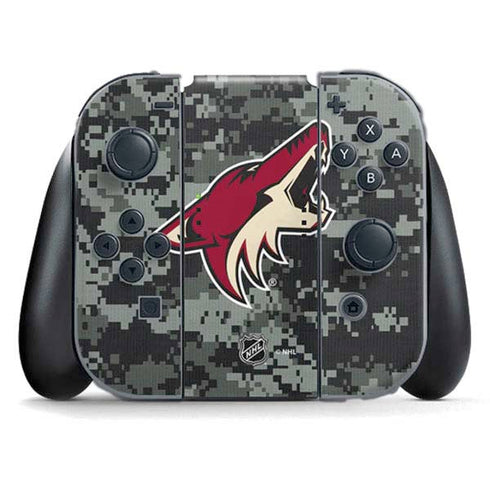 NHL Arizona Coyotes Camo Nintendo Switch (2017-2021) Joy-Con Controller Skin